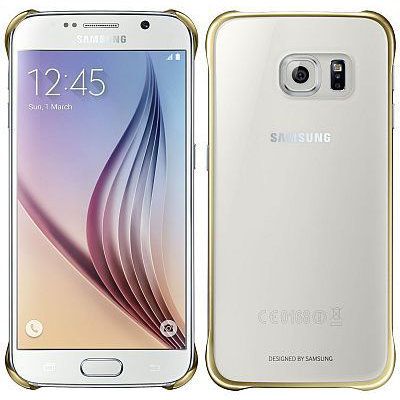 Samsung Clear Cover S6 Dorado